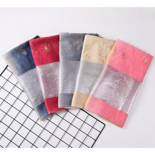 10pc/lot Design Silk Women Scarf Hijab Muslim Ladies Floral Bandana Long Shawl Wrap Islamic Headscarves Pashmina Foulard