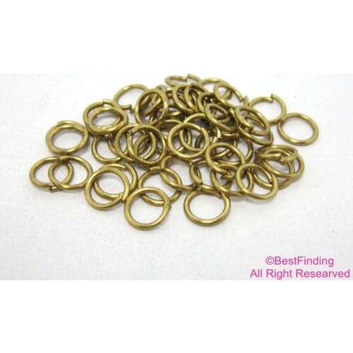 Brass Jump rings 7x1.0mm Round jump rings charm holder -30g (240pcs) R293