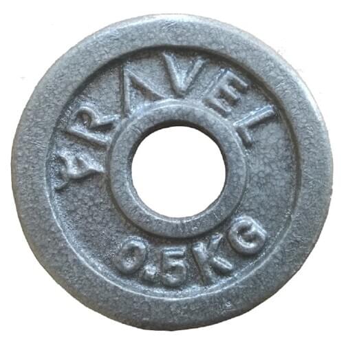 2 Pcs 0.5 kg Dumbbell Disk Weights For Fitness Weight lifting Crossfit Equipment Barbell Gym Muscle Strength Exercise Barbell