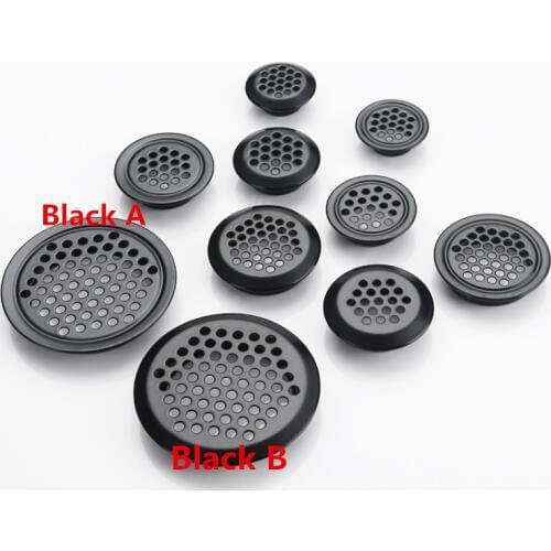 20Pcs 30mm/65mm Wardrobe shoe Cabinet Ventilating Mesh Hole Air Vents Metal Mesh Hole Round Louver Ventilation Grille Air