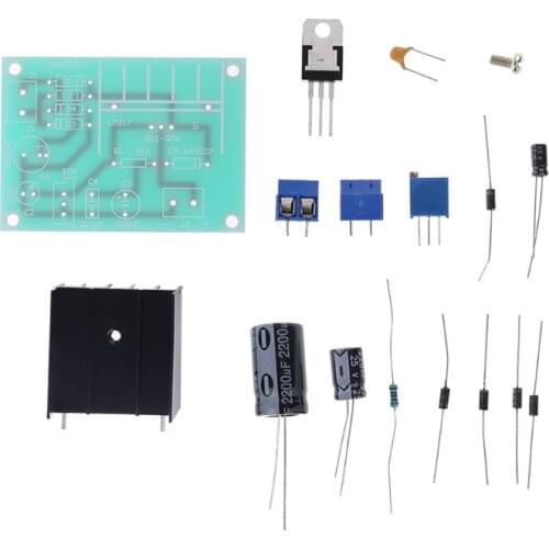 2021 New LM317 Adjustable Power Supply Board With Rectified AC DC Input DIY Kit