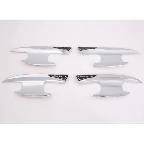 4PCS Abs Chrome plated Door Handle Bowl Covers Trim 2018 For Lexus UX 250h 260h Accessories Car modification