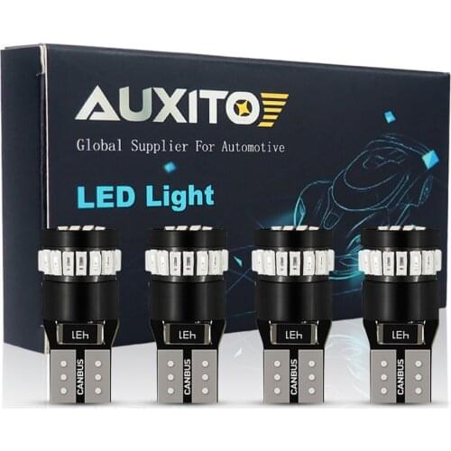 4x W5W T10 LED CANBUS LED Bulb Car DRL 3014 SMD 194 168 Clearance Parking Light Reading Interior Lamp 12V 6000k White Red