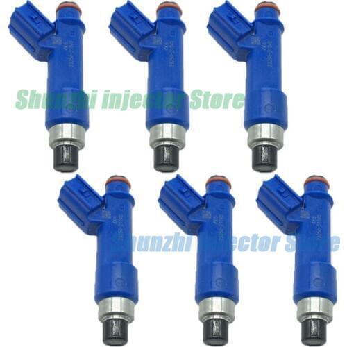 6pcs Fuel Injector Nozzle For Toyota Yaris 2006-2014 1.5L L4 1NZFE OEM:23250-21040 23209-21040 2325021040 2320921040