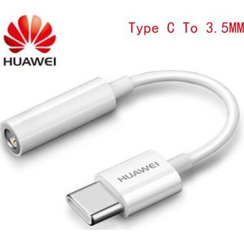 HUAWEI Audio cable Type C 3.5 Jack Earphone Cable USB C to 3.5mm Headphones Adapter For Huawei P10 P20 pro Mate 10 Pro 20