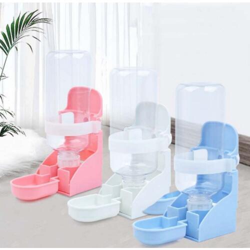 Pet Cage Automatic Water Drinker Rabbit Cat Small Pets Hanging Drinking Bottle