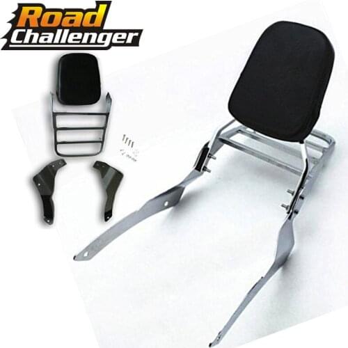 For Yamaha V-Star Vstar 650 400 Classic Rear Luggage Rack Support Backrest Sissy Bar Backrest Passenger Seat Backrest