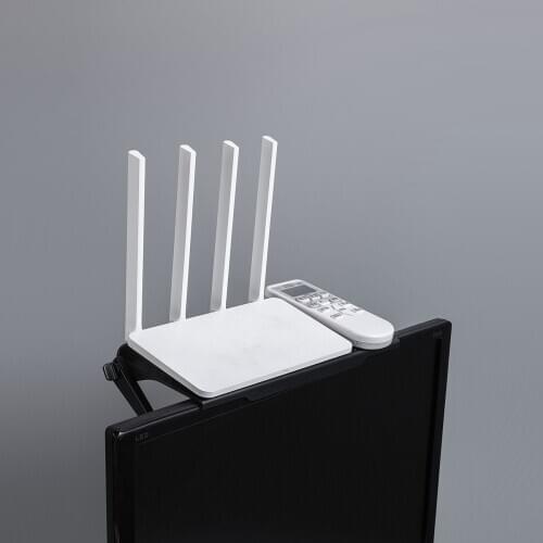 Home Wifi Router Shelf Holder Hanging Monitor Telephone Storage Rack TV Set Up Box Holder Living Room Folding Shelves