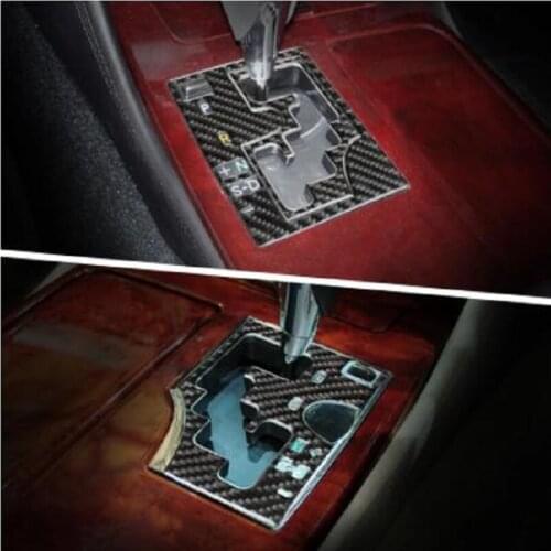 Carbon Fiber Center Console Gear Shift Panel Decor Gear Frame for Lexus gs300 350 460 450h 2006-2011 LHD RHD Car Accessories