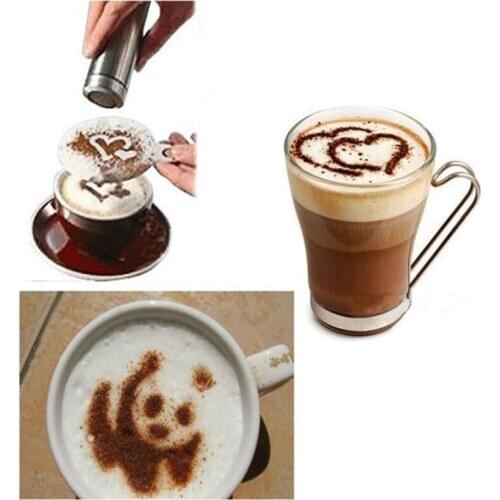 Creative Kitchen Accessories 16pc Fancy Coffee Printing Template Kitchen Tools Kitchenware Coffee Spray Template Kitchen Gadgets