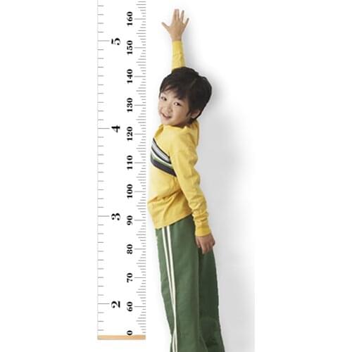 Nordic Children Baby 150cm Height Ruler Canvas Hanging Growth Chart Kids Room Wall Decor Measurement Ruler for Kindergarten
