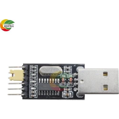 Ziqqucu USB to Serial USB to TTL RS232 CH340 CH340G Module with STC Microcontroller Download Adapter Board for Arduino 3.3V 5V