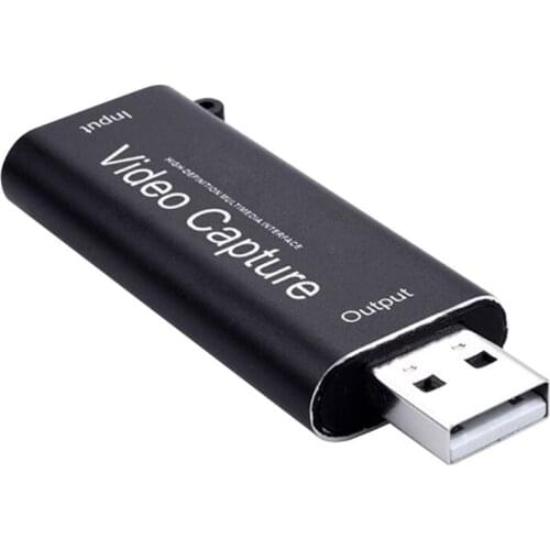 High Definition 1080P Capture Card Aluminium Alloy USB2.0 HDMI-compatible Video LX0B