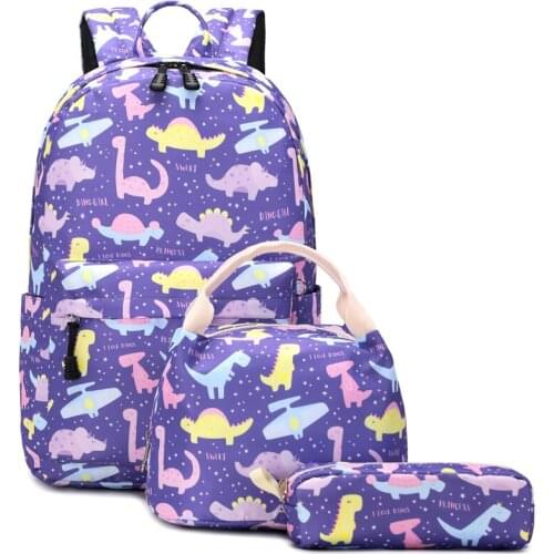 Abshoo Cute Dinosaur Animal Print Cartoon Backpack for Teenager Boys and Girls Preschool Toddler Backpack Bag for Kindergarten