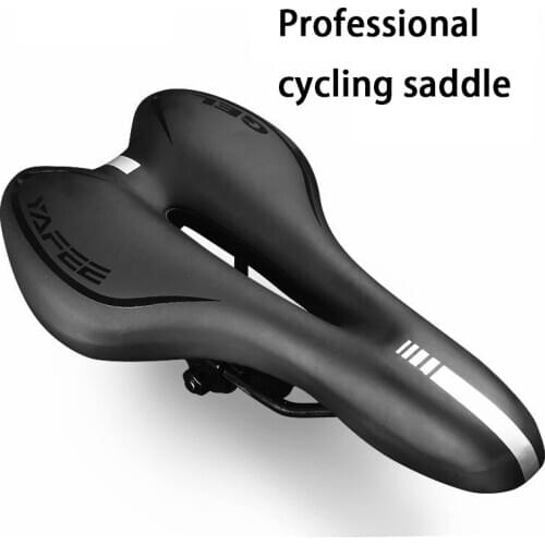 Mountain Bike Bicycle Saddle Ergonomics Shock-absorb Hollow Breathable Silica Gel Comfortable Bicycle Seat Wear-resistant New