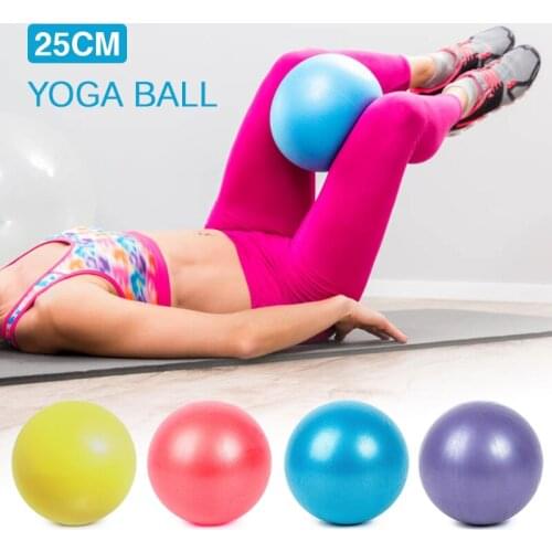 25cm Yoga Ball Anti-burst Thick Stability Ball Mini Pilates Barre Physical Balanced Fitness workout equipments Massage Balls