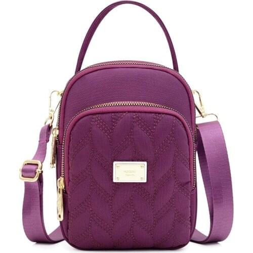 Womens Shoulder Bag Nylon Handbag Large Capacity New Fashion Messenger Bag Small Fashion Womens Single Shoulder Tote