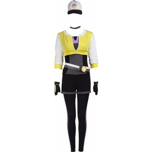 Womens Pokemon Go Teams Trainer Cosplay Costume Yellow