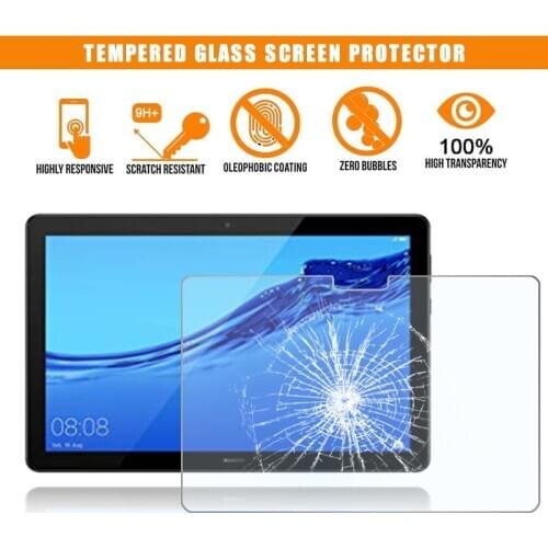 For Huawei MediaPad T5 10 Full Tablet Tempered Glass 9H Premium Anti-Scratch Anti-fingerprint HD Film Protector Guard Cover