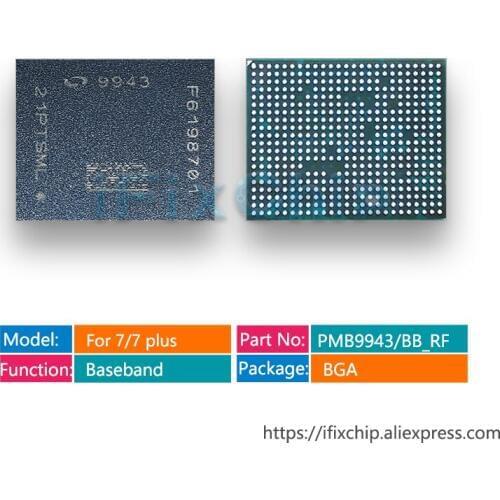 1-5pcs/lot BB_RF 9943 for iPhone 7/7 plus baseband cpu IC chip for intel version