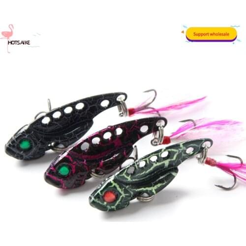 1Piece Fishing Lure Minnow Bearking Easy Shiner Chatter Bait High 8cm 7g 3 Color Crack Bionic Hooks Meredith Fishing Tackle