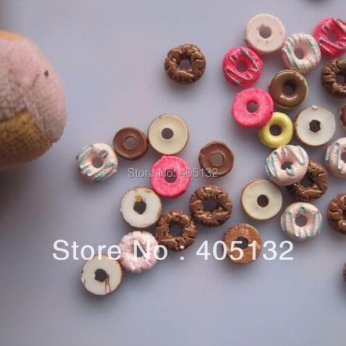 #10 Big Donut shape mix bag 200pcs/bag Nail Resin Decoration Nail Art Mix Decoration
