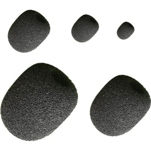 10pcs Headset Replacement Cover Gooseneck Sponge Foam Microphone Windscreen Protector High Quality and Brand New