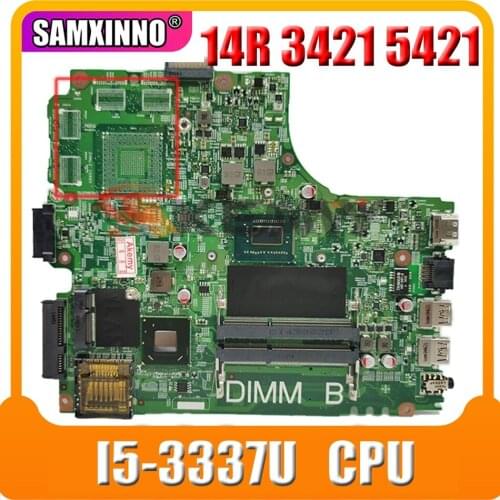 12204-1 DNE40-CR For DELL Inspiron 14R 5421 3421 I5-3337U SLJ8E Laptop motherboard SR0XL Mainboard