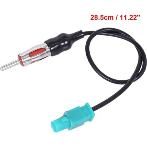 30cm Car Truck Player Stereo FM AM Antenna Adapter Male Aerial Plug Radio ISO to DIN Converter Cable Детали экстерьера
