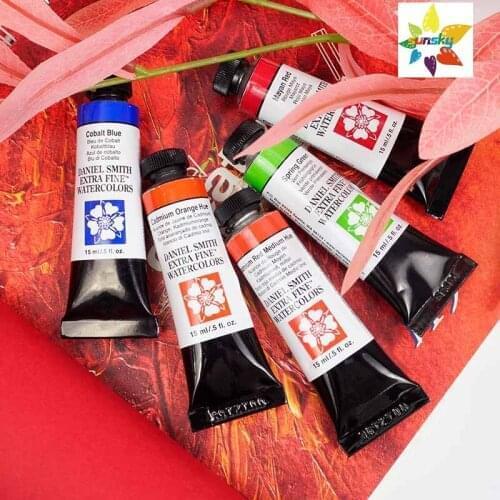 Original Daniel Smith DS Extra Fine watercolor pigment Semi-transparent 3 level single tubular 15 ml 47 colors Self selected