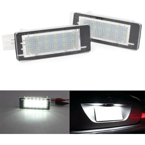 Car License Number Plate LED Light Lamp For Renault 2010-2015 Dacia Duster /2003-2010 Espace MK4 Scenic