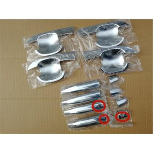 Car Styling ABS Chrome Door Handle Bowl Door handle Protective covering Cover Trim for Zotye T600 2014-2018