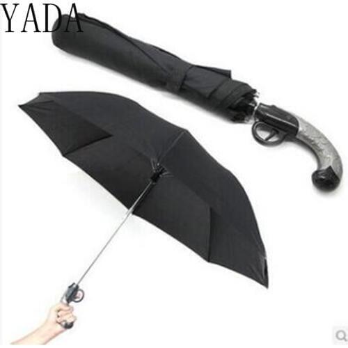 YADA Black Custom Personalized Umbrella Rain Women High Quality Clear Umbrella Car For Womens Windproof Folding Umbrellas YS137