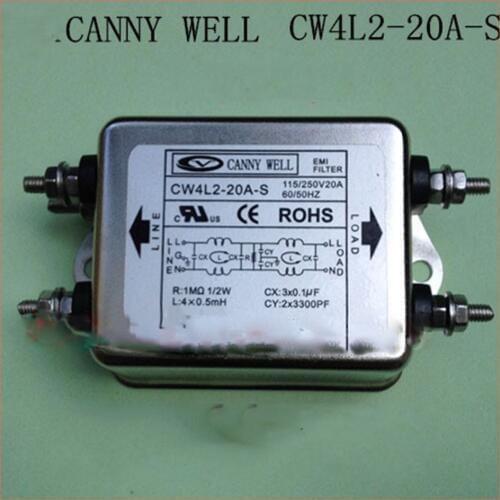 CW4L2-20A-S110-250V 20A,EMI power filter Duplex Bolt connection power supply filter Electrical Equipment Supplies Power Adapters