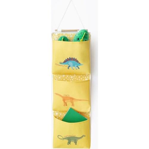 Boy Baby Child Room Dinosaur Decorative Books Toys Clothes Wall Door Back Hanger Cabinets Organizer Collapsible Storage Hamper