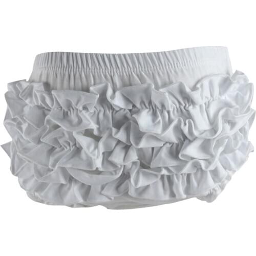 Ruffle Cotton Baby Bloomers Newborn Girls Solid Infant Baby Shorts Diaper Cover Summer Pink Red Purple Black Blue White 0-4year