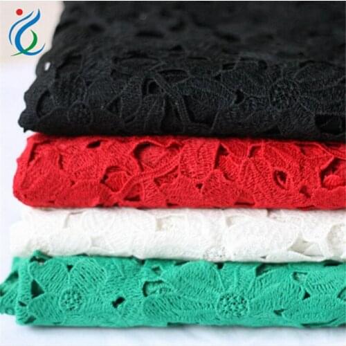3Yds Free Shipping 130cm Polyester Water Soluble Lace Fabric Embroidery Wedding Lace Trim Mesh Decoration LC0008