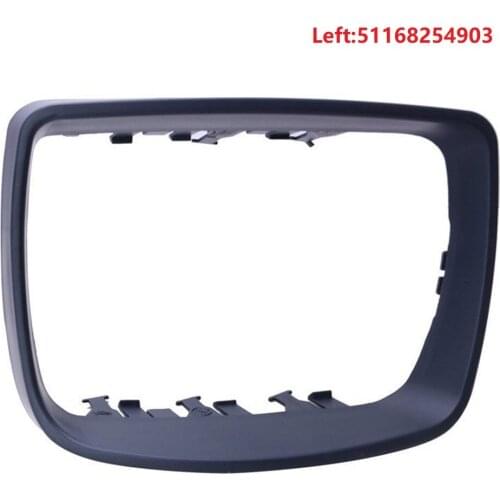 51168254903 ABS Plastic Car Left Door Mirror Cover Cap Trim Ring For BMW E53 X5 2000-2006 Car Side Mirror Cover Trim