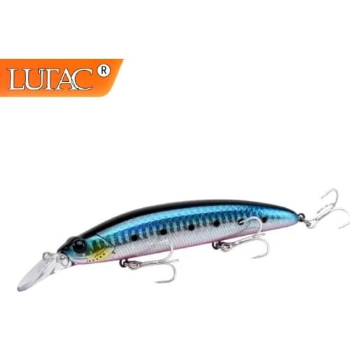 Lutac Fishing Lure Wobblers Minnow Floating Jerkbait 110mm 21g Pesca Artificial Tackle