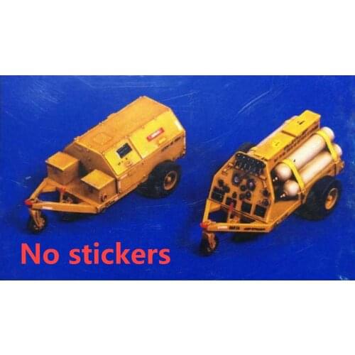 1:48 scale die-cast resin war scene model resin aircraft field service vehicle assembly model (no sticker)