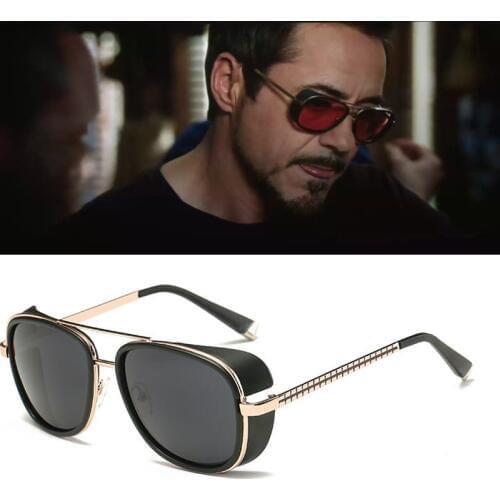 Metal Iron Man 3 Matsuda TONY stark Sunglasses Men Rossi Coating retro Vintage Designer Sun glasses Oculos Masculino Gafas de