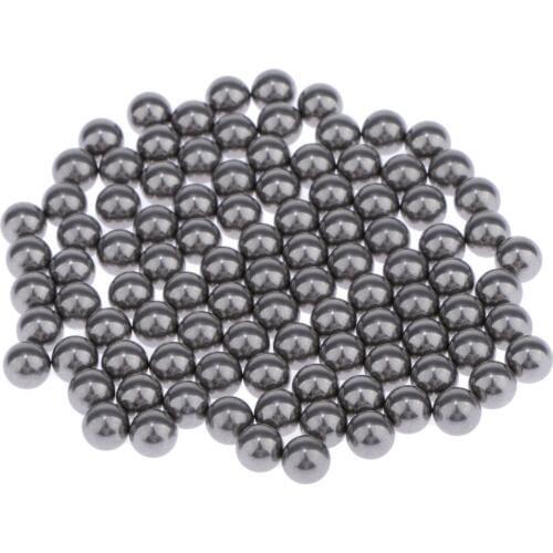 100pcs Anti-corrosion Stainless Steel Mini Paint Mixing Ball Model Accessory for Shaking Paint