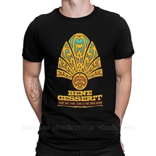 Men Dune T Shirts Frank Herbert TV Mysterious Funny Tee Shirt BENE GESSERIT Short Sleeve T-Shirt Pure Cotton Adult Clothing