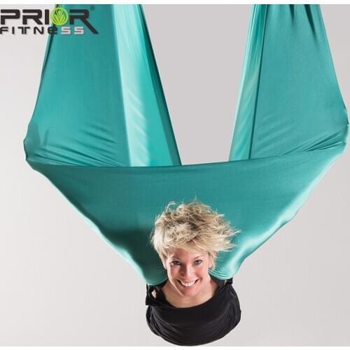 PRIOR FITNESS Non Slip 100% Nylon Flying-Aerial Yoga Hammock Fabric 26 Colors 4.4Y/5.5Y/6.5Y/7Y Hammock Fabric High Strength