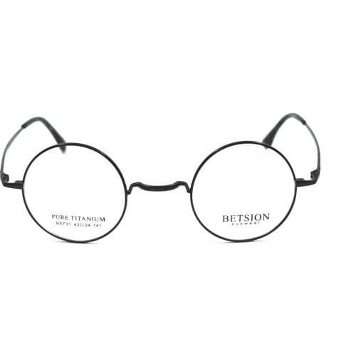 Pure Titanium Vintage small Round 42 44mm John Lennon Eyeglass Frames Myopia Rx able Glasses