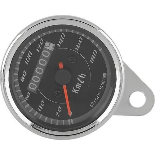 Motorcycle Odometer Speedometer + Tachometer Tacho Gauge Cruiser Custom Cafe