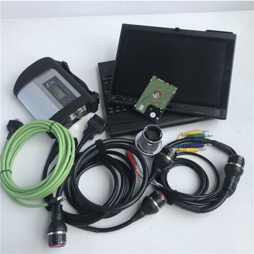 Latest version V2020.12 MB Star C4 Software HDD work with diagnosis laptop X200T with SD C4 Diagnostic tool ready to use