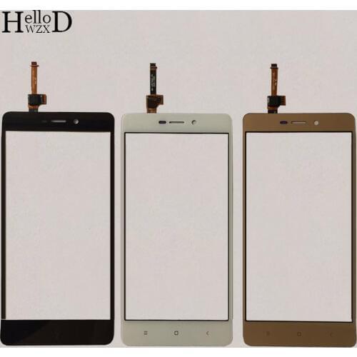 5.0" Front Outer Glass Digitizer Touch Screen For Xiaomi Redmi 3 3S Touch Sensor Panel Protector Film