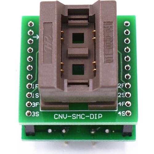 SMC IC test socket burn in programming adapter DO-214AB open top HALT body size 7.1mm