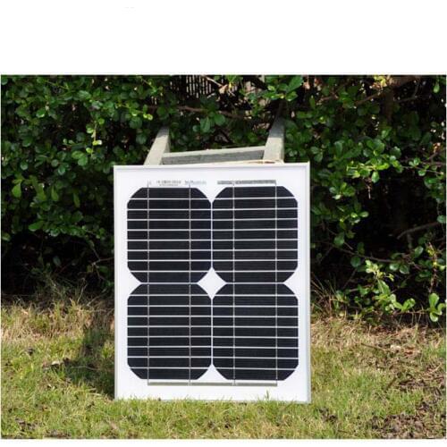 TUV Waterproof Panneau Solaire 12v 10W MonocrystallineSolar Battery Charger Power System Camp Car Caravan Lamp LED Light